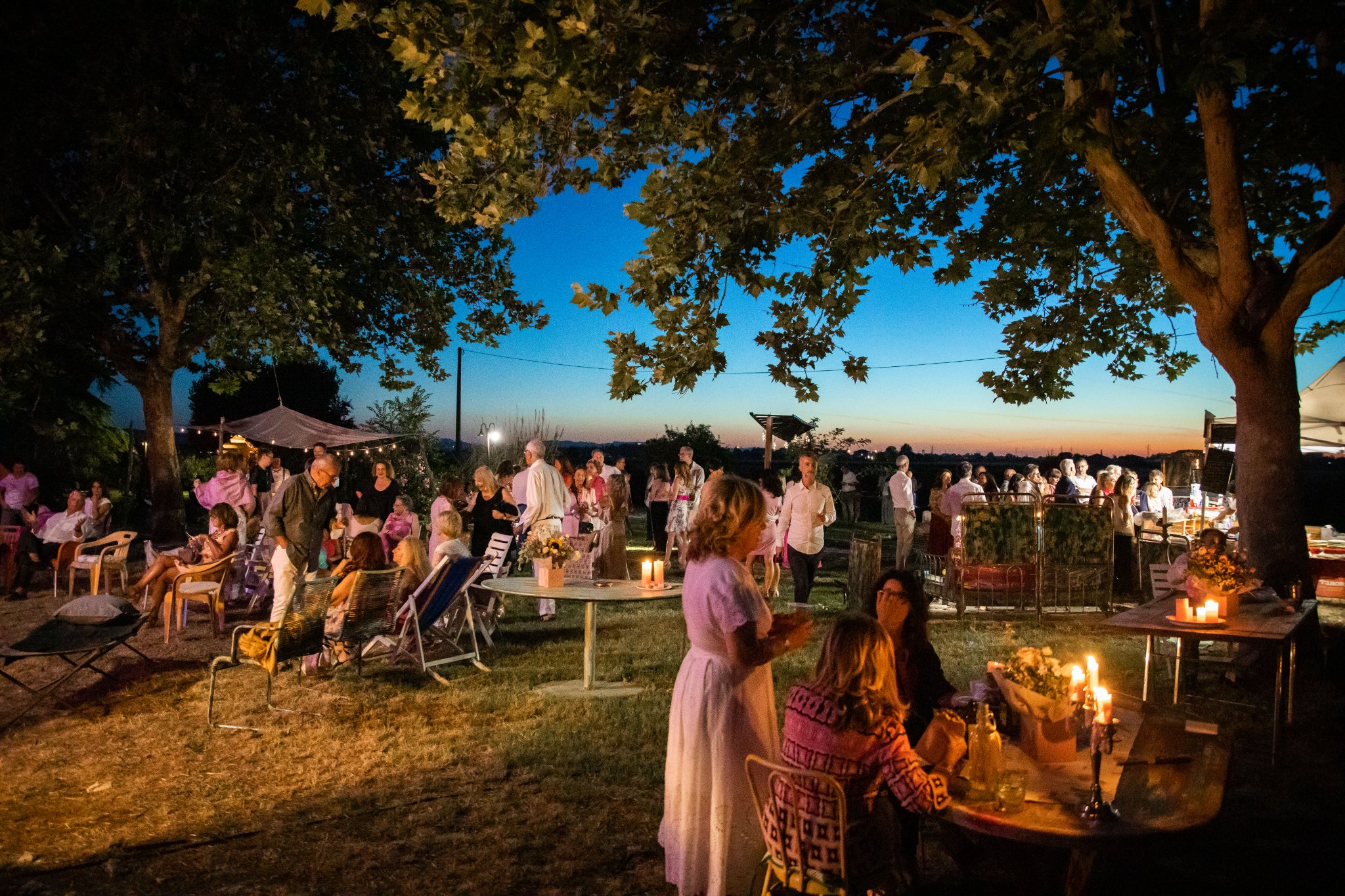 Evento estivo in giardino