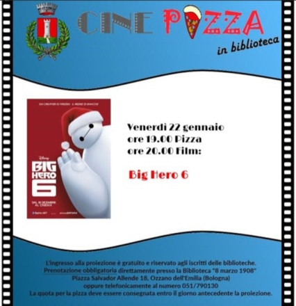 prosegue al formula vincente pizza+film alla Biblioteca di Ozzano Emilia fil di animazione