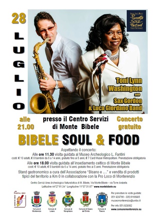 Bibele soul and food programma locandina evento Bibele