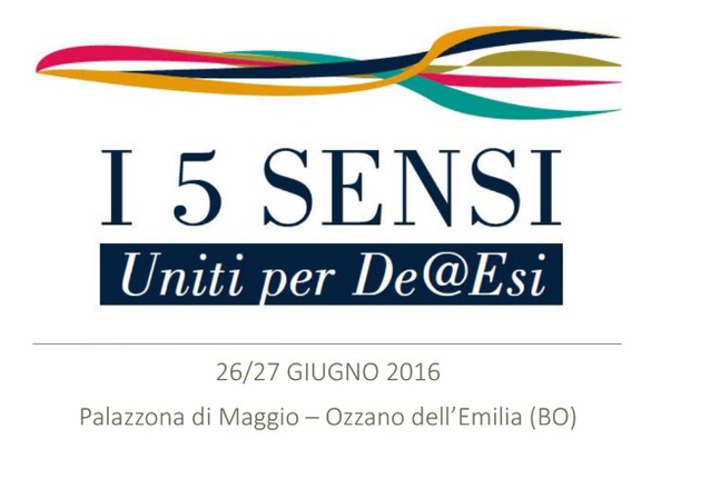 cover i 5 Sensi iniziativa benefica e grande cucina per i 5 Sensi per De@Esi