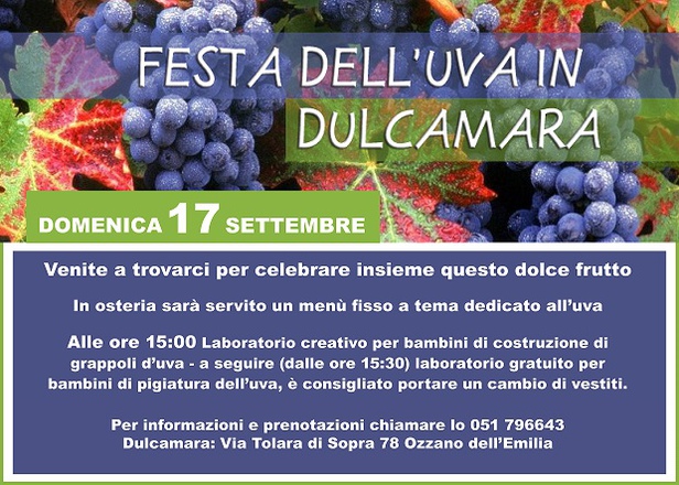 festa dell'uva alla Dulcamara