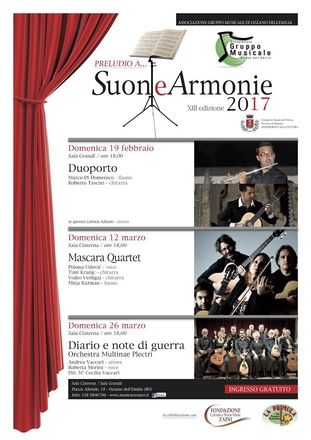 Mascara Quartet Rassegna Suoni e Armoni 2017 Preludio Suoni e Armonie 2017